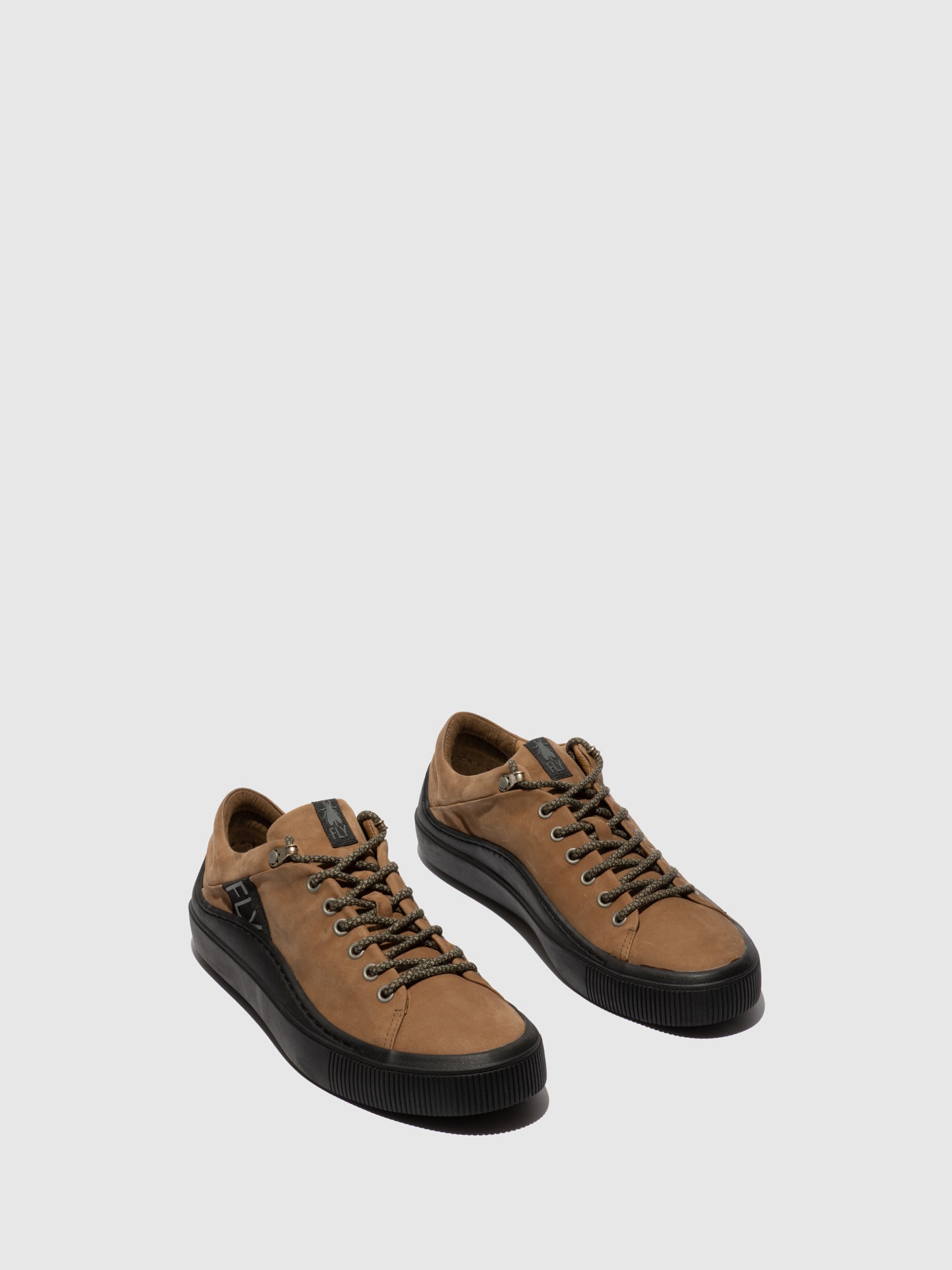 Fly London Brown Lace-up Trainers